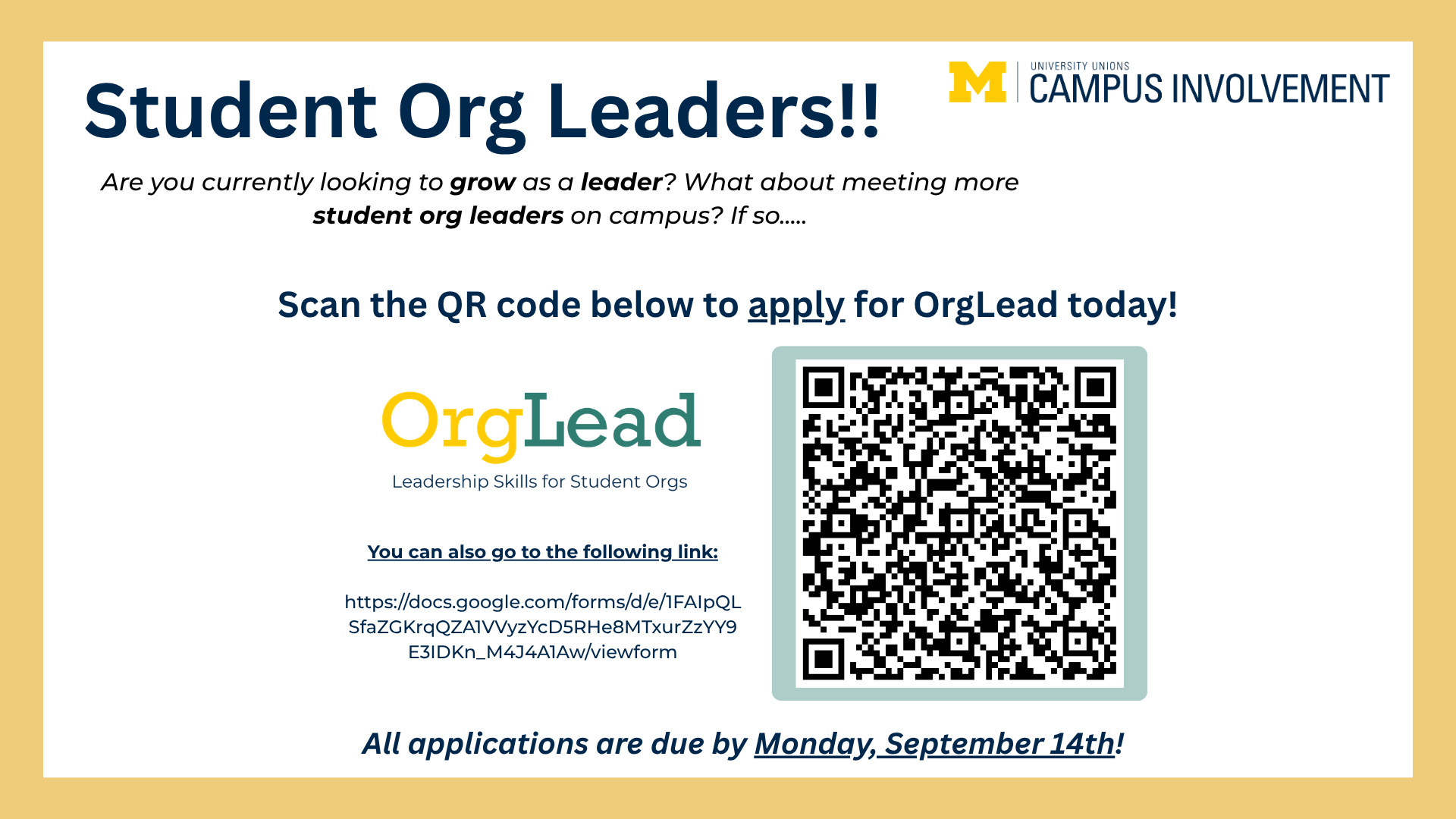 OrgLead Advertising - Applications are open