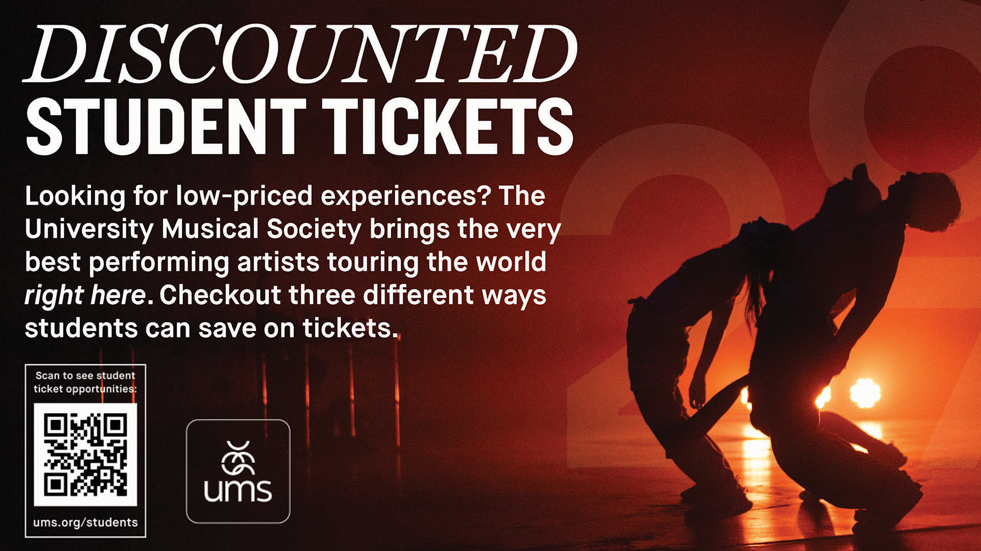 Discounted Student Tickets