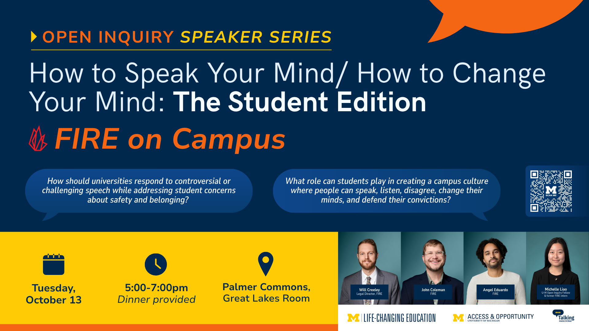 Promotional graphic for upcoming student event