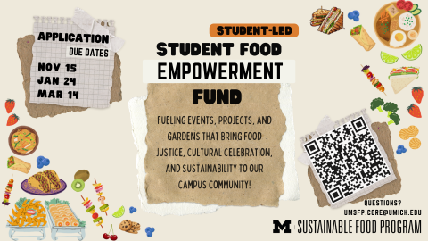 UMSFP's Student Food Empowerment Fund Grant