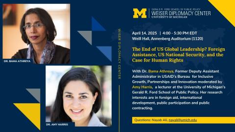 Slide For a public event at the ford school