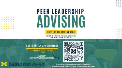 Advertising for Peer Leadership Advising