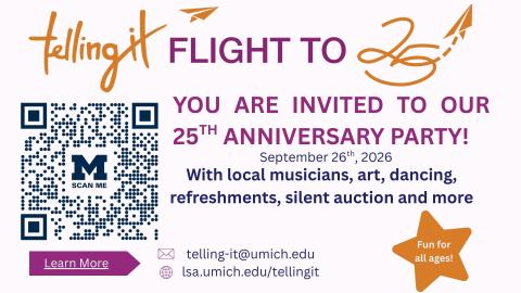 Connecting students to our website for information about an upcoming concert and arts event