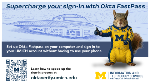 Promotion for Okta FastPass