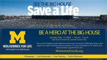 Promoting Big Hero at the Big House (11/17/24)