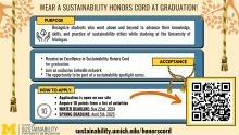 Sustainability Honor Cords